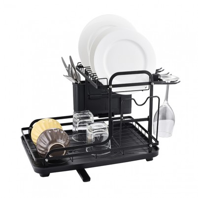 ZH-W2017 Double Layer Kitchen Dish Plate Rack