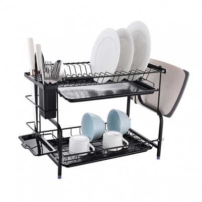 ZH-W2010 Double Layer Kitchen Dish Plate Rack