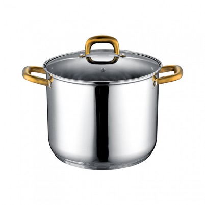 ZH-C110 Single Stock Pot with Gold Plated Hollow Handle