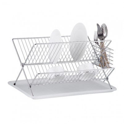 ZH-W2022 Double Layer Kitchen Dish Plate Rack