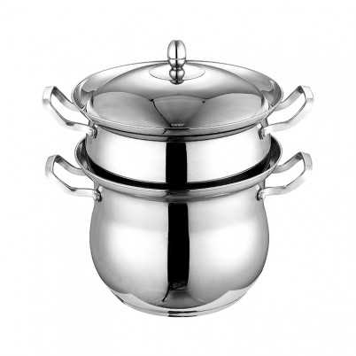 ZH-C055 Couscous Stock Pot with Wire Handle