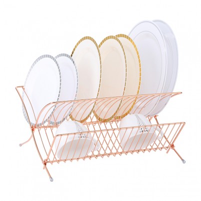 ZH-W2040 Double Layer Kitchen Dish Plate Rack
