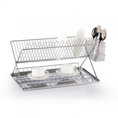 ZH-W2046 Double Layer Kitchen Dish Plate Rack