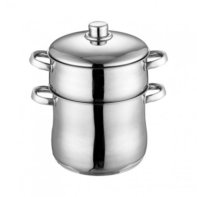 ZH-C054 Couscous Stock Pot with Hollow Handle