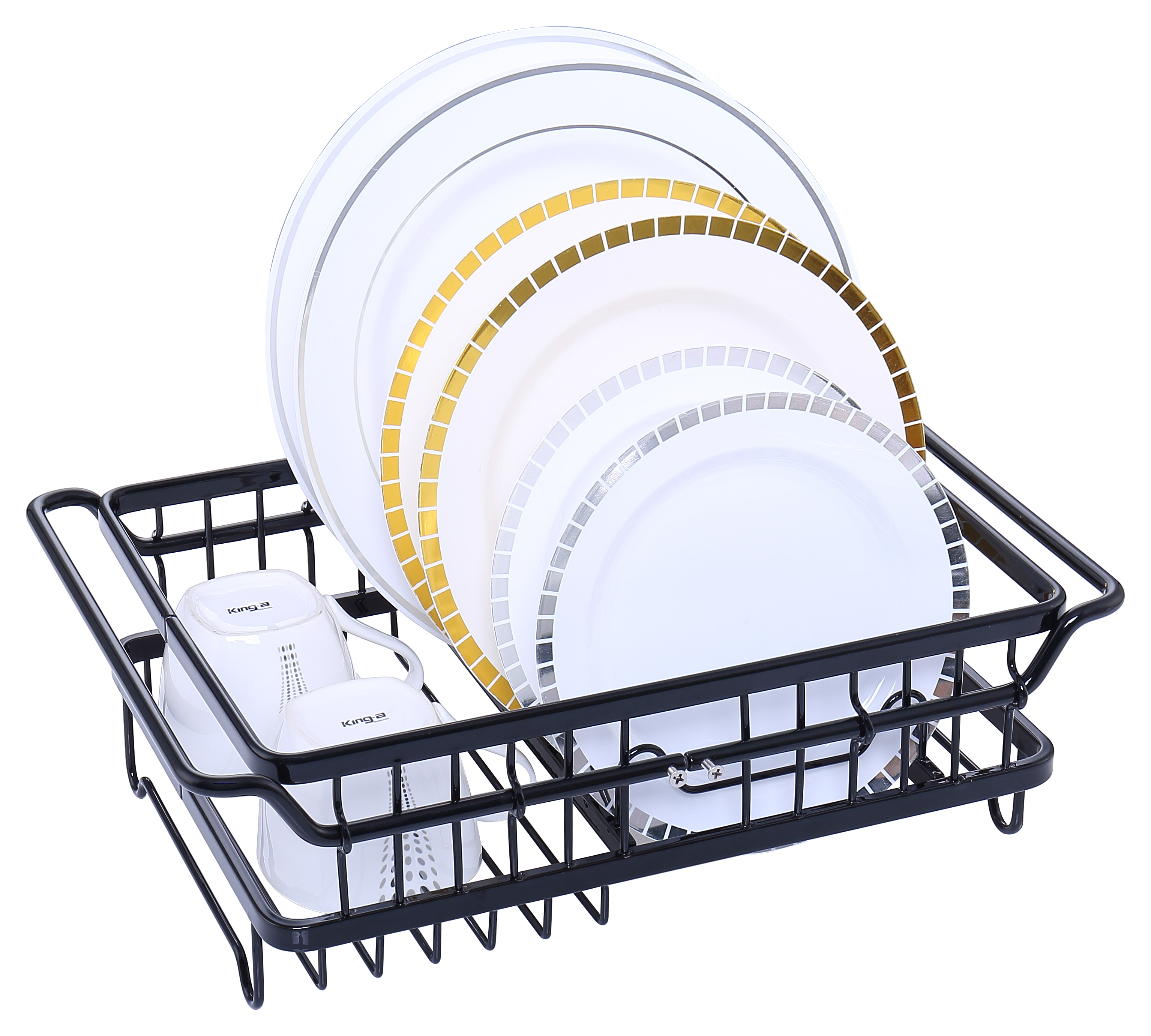 ZH-W019 Aluminum Kitchen Dish Plate Rack