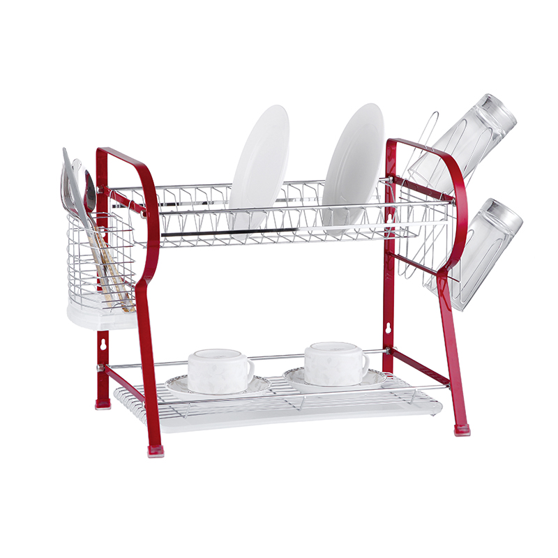 ZH-W2045 Double Layer Kitchen Dish Plate Rack