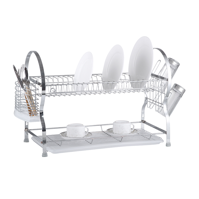 ZH-W2038 Double Layer Kitchen Dish Plate Rack