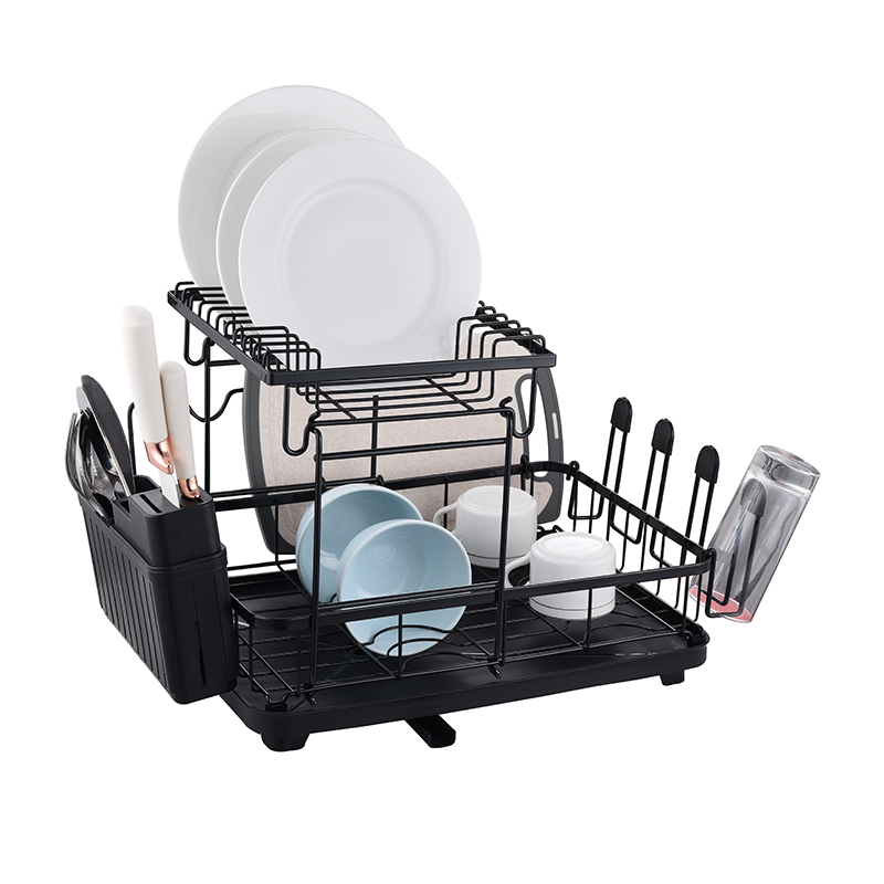 ZH-W2016 Double Layer Kitchen Dish Plate Rack