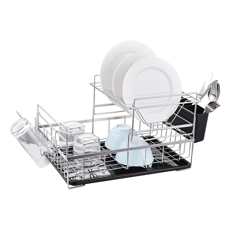 ZH-W2012 Double Layer Kitchen Dish Plate Rack