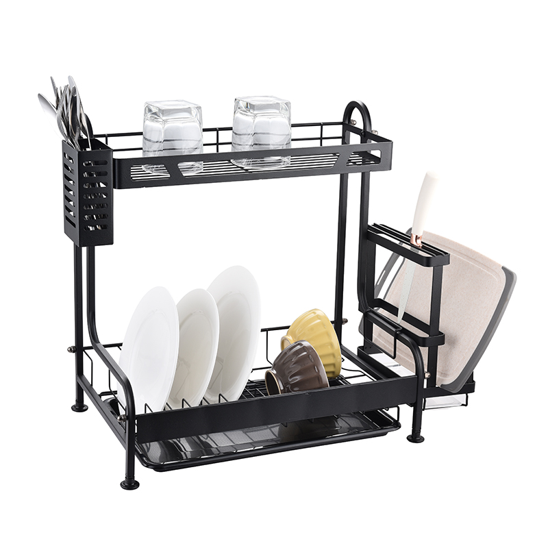 ZH-W2009 Double Layer Kitchen Dish Plate Rack
