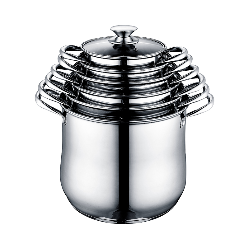 ZH-C102 Single Stock Pot with Pipe Hollow Handle