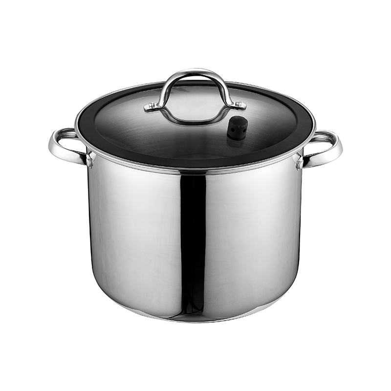 ZH-C092 S/S Low Pressure Stock Pot with Hollow Handle