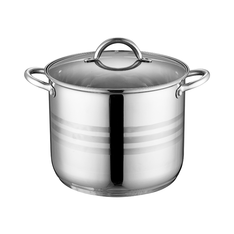 ZH-C080 6pcs Stock Pot Set with Pipe Hollow Handle