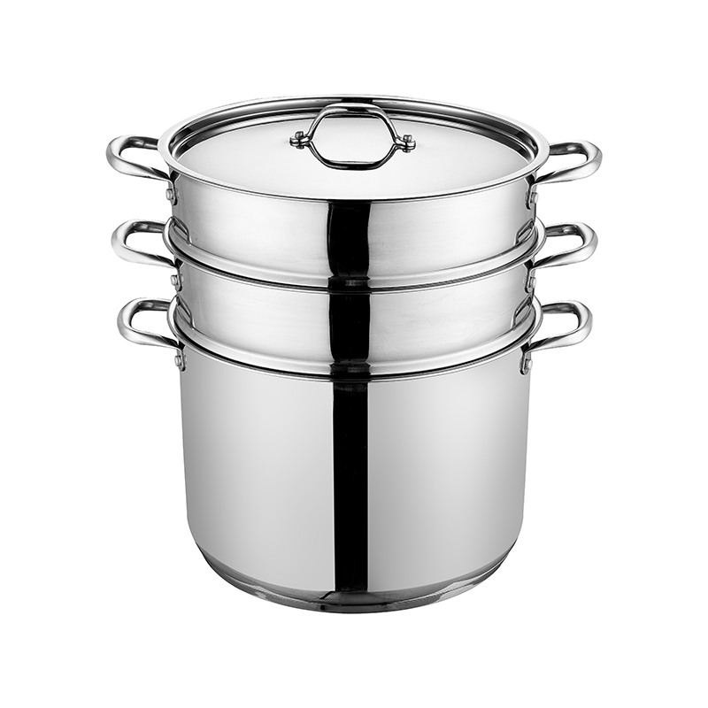 ZH-C060 Couscous Stock Pot with Pipe Hollow Handle