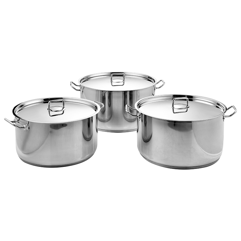ZH-C037 Single Stainless Steel Casserole with Wire Handle